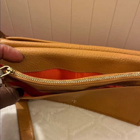 Chico’s Convertible Crossbody Bag Wallet Clutch Leather Purse - Picture 6 of 9